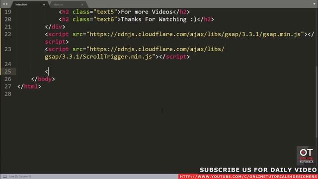 ScrollTrigger for GSAP | Animation on Page Scroll смотреть онлайн
