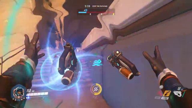 Overwatch - Tracer Gibraltar Defense, 60fps смотреть онлайн