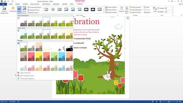 How to Make Pictures Black and White in Word 2013 смотреть онлайн