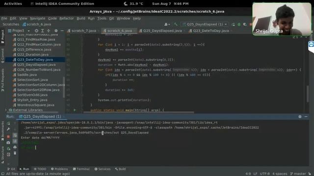 Program to Calculate number of days between two entered dates | Le Koders смотреть онлайн