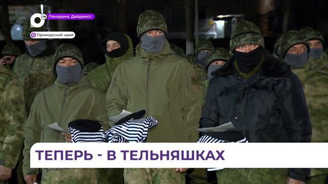 Олег Кожемяко вручил символы морской пехоты добровольцам отряда «Тигр» смотреть онлайн