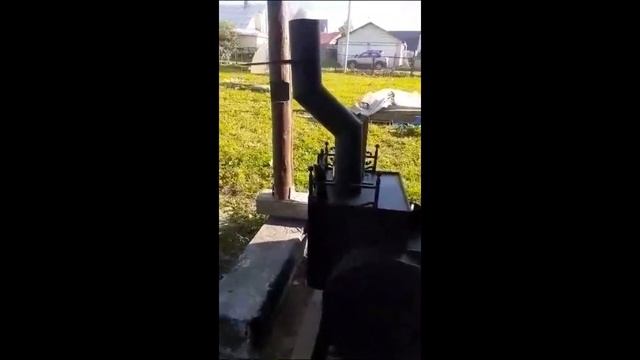 Отзыв клиента о печи Горыныч Мини с закрытой каменкой и парогенератором смотреть онлайн