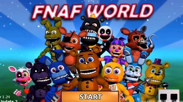 Почти полный разбор игры Fnaf World: Reload