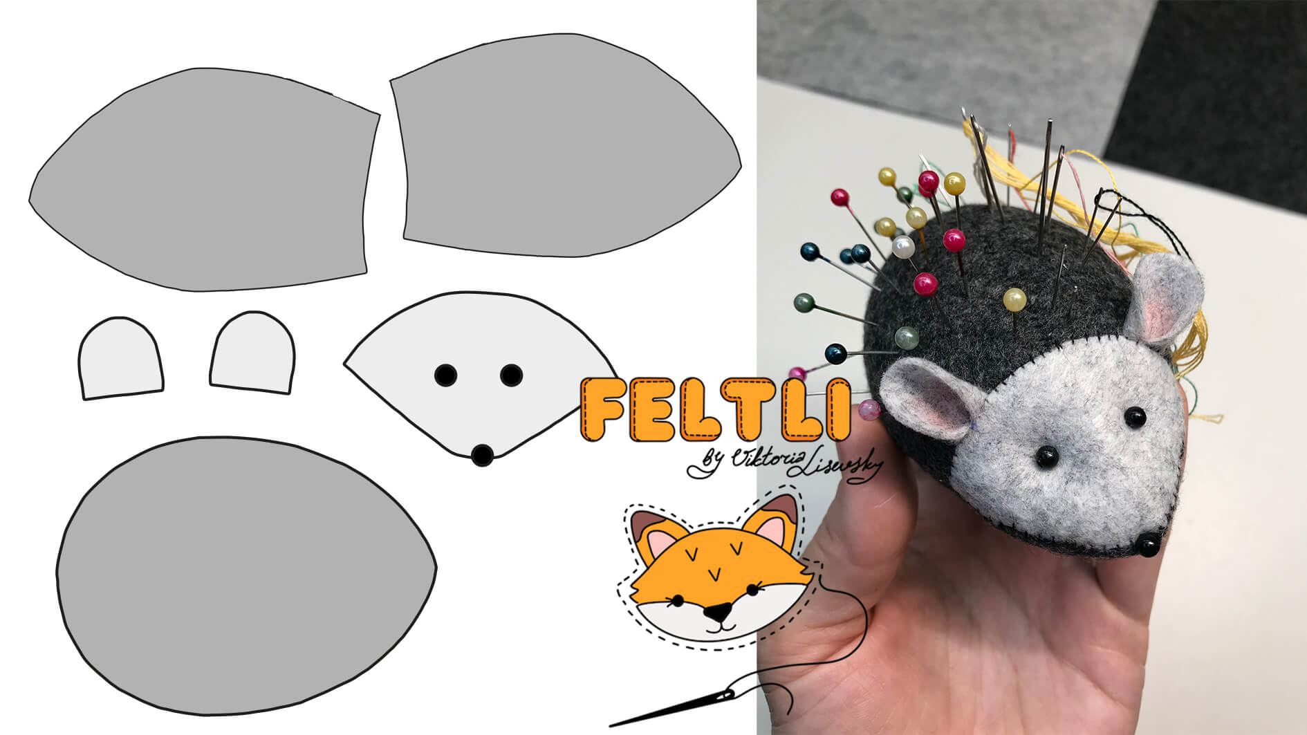 Мышка из фетра своими руками / Мышка игрушка для кошки / Игольница мышка / DIY Cute Felt Mouse смотреть онлайн