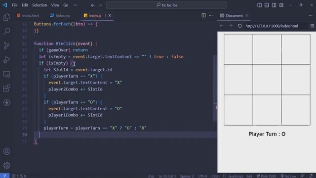 Create a Tic Tac Toe Game using HTML,CSS and JavaScript in 30 Minutes смотреть онлайн