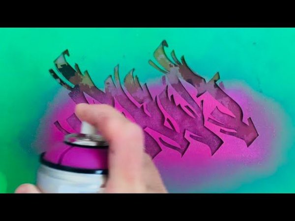 Как сделать трафарет для граффити . От А до Я , пошаговая инструкция