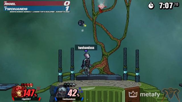 Monte Sunday Series 2 NA: SSF2 Losers Ninths - Rigel (Marth) vs twohandss (Link) смотреть онлайн