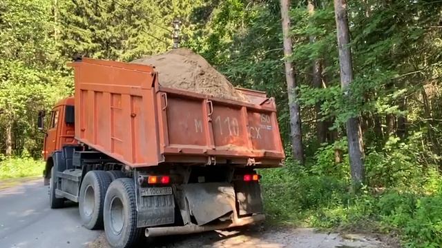 Доставка карьерного песка смотреть онлайн