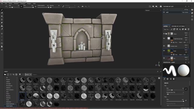 HOW I texture STYLIZED STONE in SUBSTANCE PAINTER смотреть онлайн