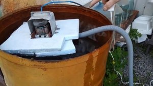 Не выбрасывайте старые стиральные машинки! Используем сливную помпу!