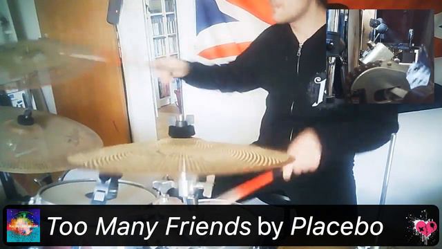 Placebo - Too Many Friends (drum cover) смотреть онлайн