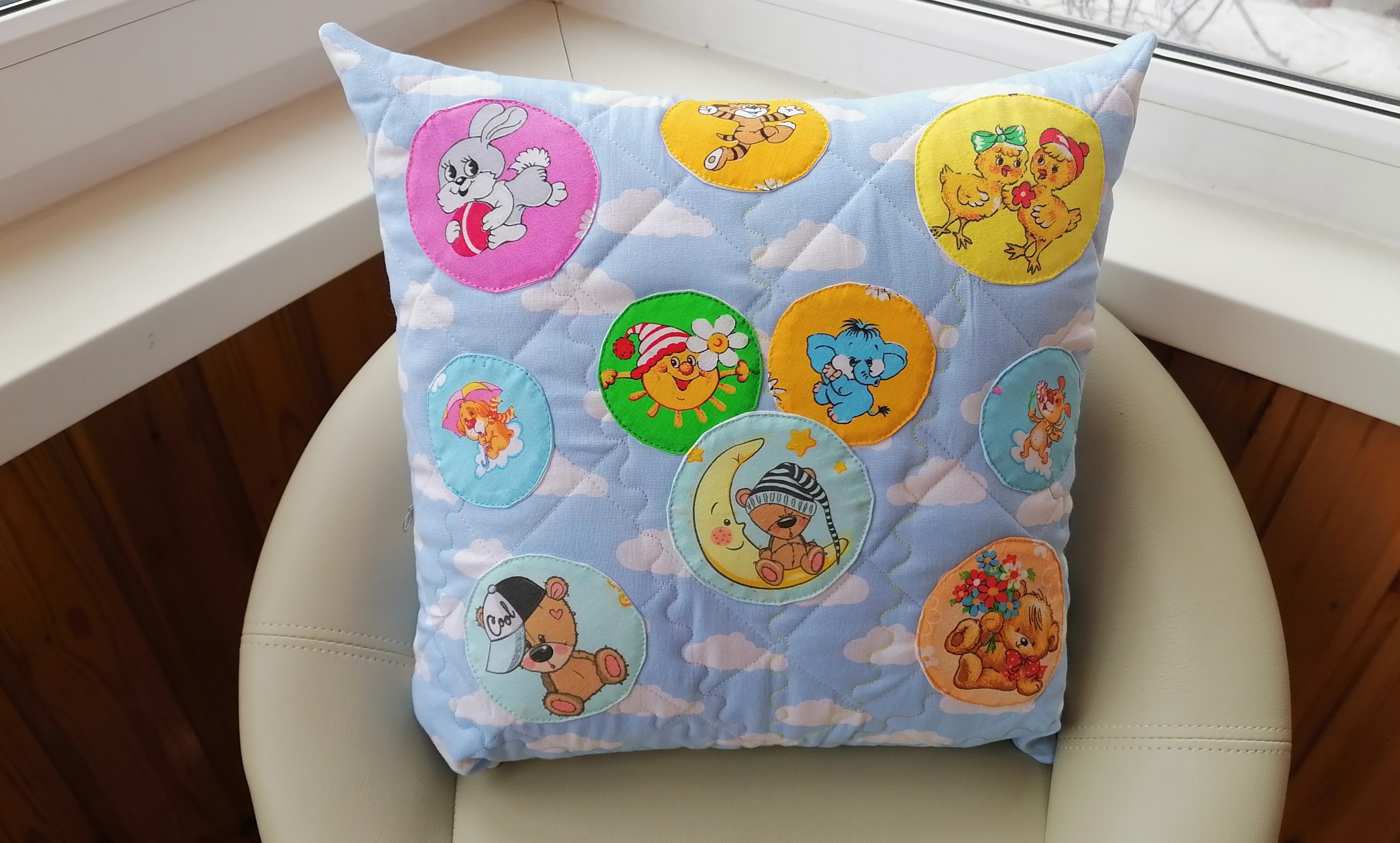 Как сшить детскую наволочку на подушку. смотреть онлайн