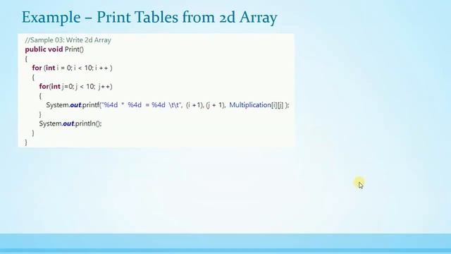 025 Two Dimensional Array in Java смотреть онлайн