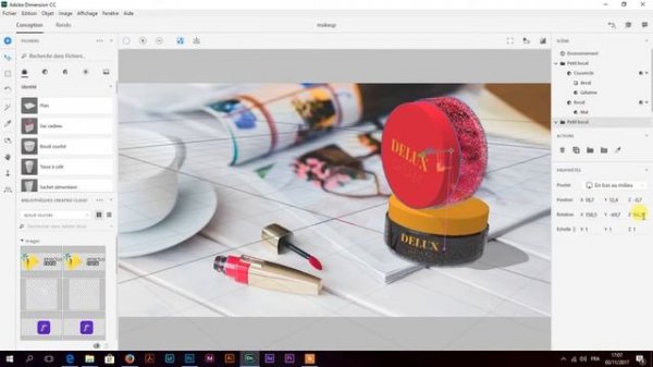 Adobe Dimension cc | SpeedArt - Exploring tutorial