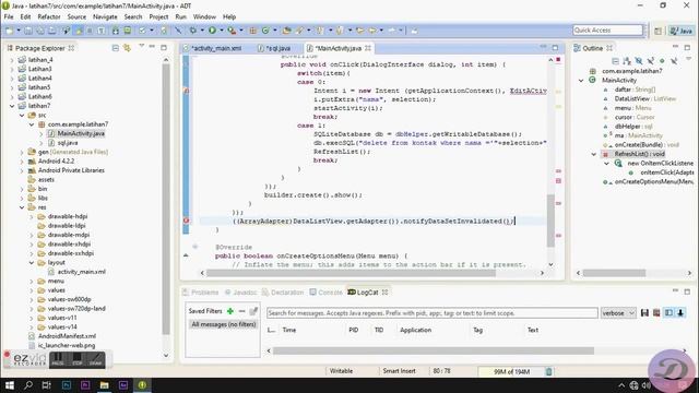 Koneksi SQLite Database dengan Mobile Programming смотреть онлайн