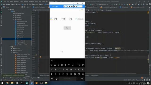 Stripe Payment integration with android demo смотреть онлайн