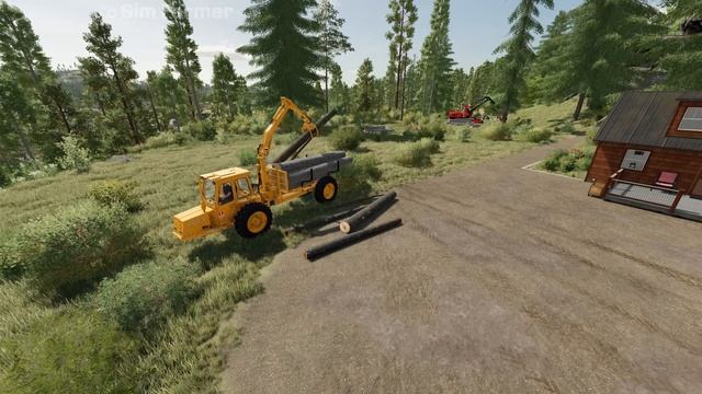Clearing Our First Trees Silverrun Forest Farming Simulator 22 Let's Play Episode 1 смотреть онлайн