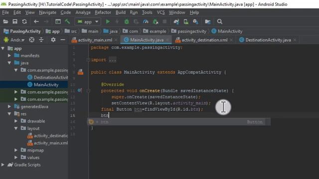 Android Changing Activity Using Button & TextView | Android Studio | Java смотреть онлайн