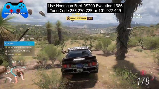 Forza Horizon 5 FLASH DRIVE Cascada Fuerte to Canyon Rush Speed Trap Location смотреть онлайн