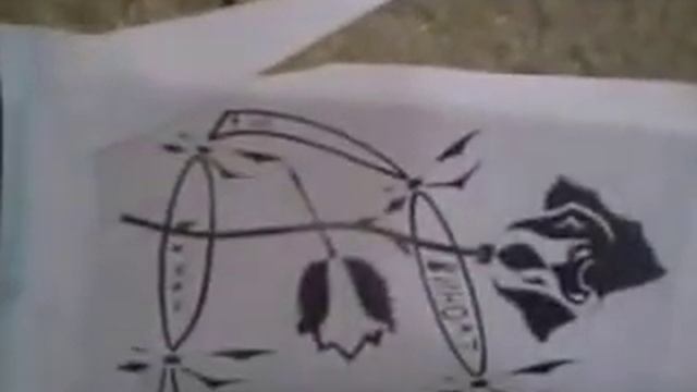 Нанесение рисунка на нож смотреть онлайн