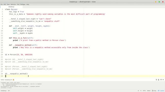 Encapsulation and Data Hiding in Python | Setters and Getters | OOP #2 смотреть онлайн