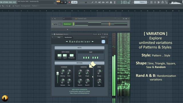 Generate MIDI Notes for Your Melody | FL Studio Patcher - Randomixer смотреть онлайн