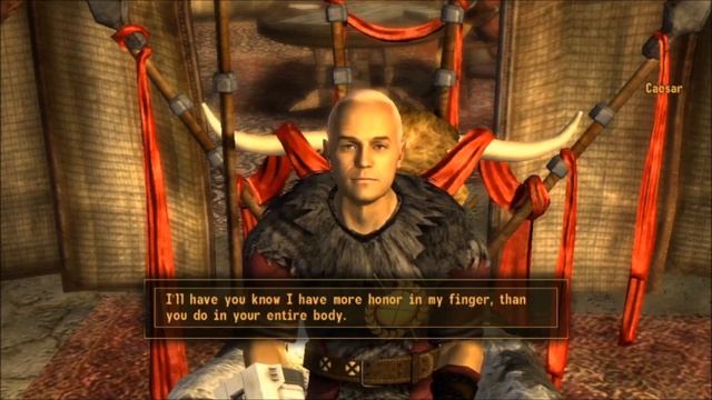 New Vegas - Caesar's Tent Fight Scene смотреть онлайн