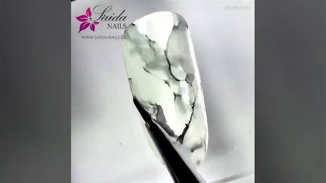 Мрамор, ускоренный видео урок дизайна ногтей смотреть онлайн