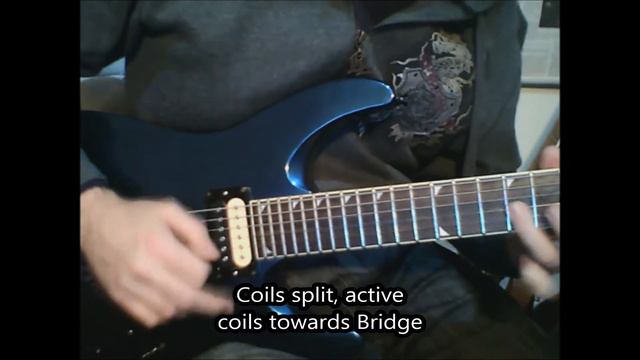 DiMarzio D Activator neck + bridge Jackson DKMG distorted lead runs смотреть онлайн