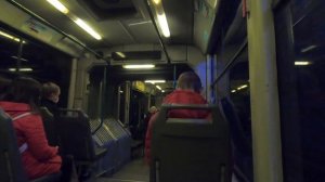 Поездка на трамвае ЛВС 2009 по маршруту скоростного трамвая СТ2 г. Волгоград