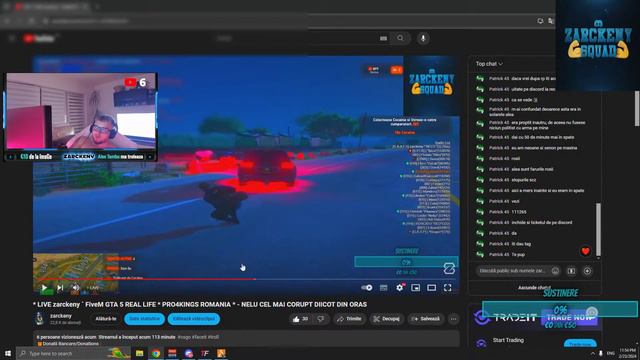 * LIVE zarckeny ` FiveM GTA 5 REAL LIFE * PRO4KINGS ROMANIA * - NELU CEL MAI CORUPT DIICOT DIN ORA смотреть онлайн