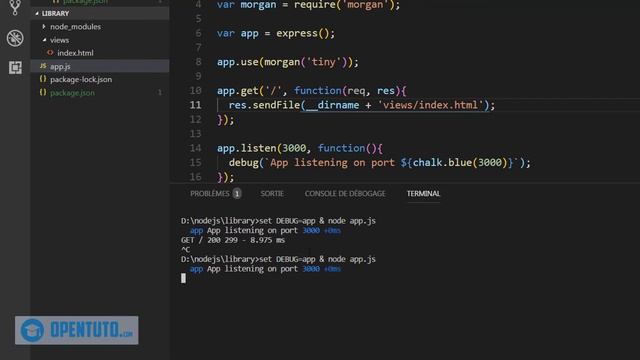 7- Node.js Express MongoDB: Servir des pages HTML смотреть онлайн