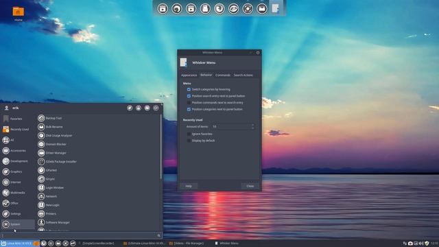 linux mint 18 xfce 18 change panel settings to make the menu super cool смотреть онлайн