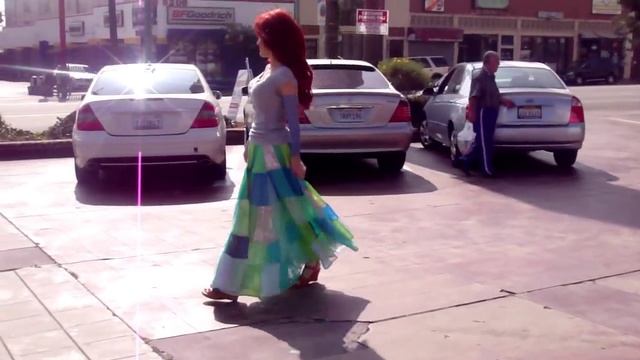 Patchwork Fashion: Hippie Style Full Circle Skirt, Modern Style, Handwork. Sofia Goldberg