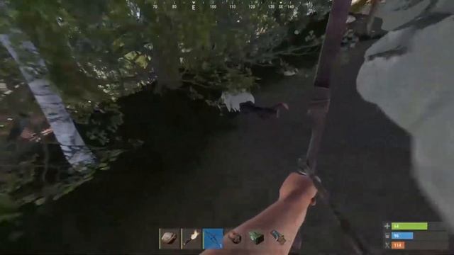 Rust, моменты с классики. Блочный лук имба? смотреть онлайн