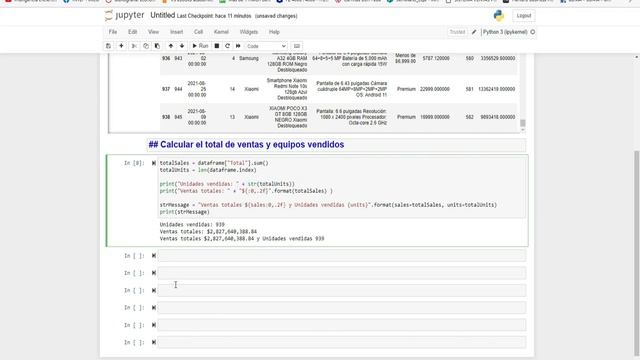 Analizando datos desde Excel con Python | Jupyter notebook смотреть онлайн