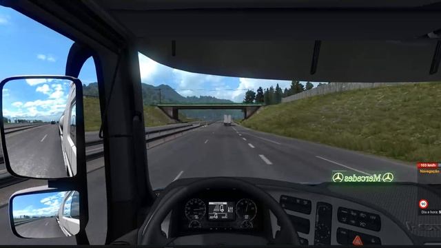 ? LIVE // ETS2 MULYIPLAYER APRESENTANDO DLC MERCEDES ACTROS TUNING