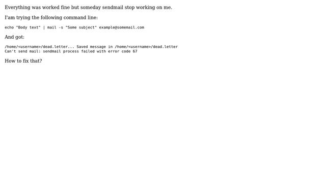 DevOps & SysAdmins: Sendmail process failed with error code 67 (2 Solutions!!) смотреть онлайн