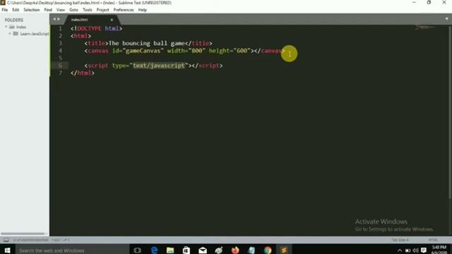 Make Bouncing Ball animation Game using HTML CSS & JS || Bouncing ball смотреть онлайн