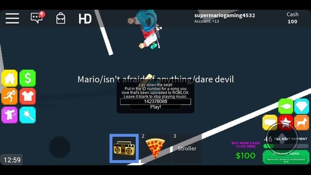 Playing Roblox getting a boombox In family paradise смотреть онлайн