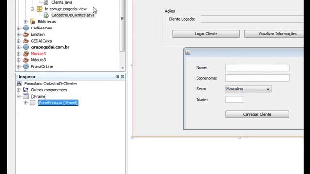 Videoaula - JDesktopPane e JInternalFrame - Java Swing - part3/4 смотреть онлайн