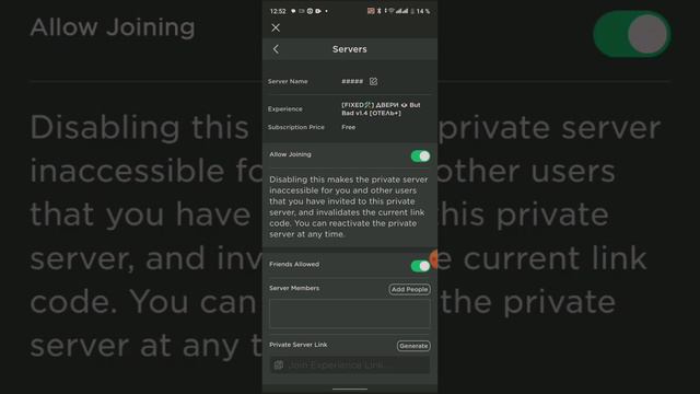Как сделать приватный сервер в роблоксе смотреть онлайн