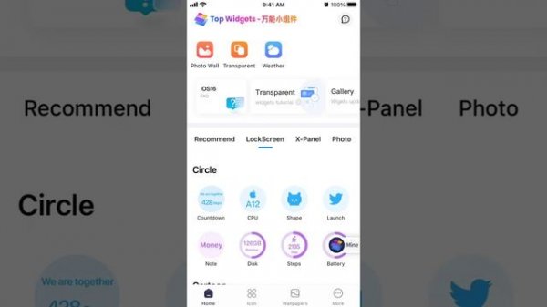 TOP WIDGETS app - Lock Screen widgets - FULL OVERVIEW & HOW TO USE