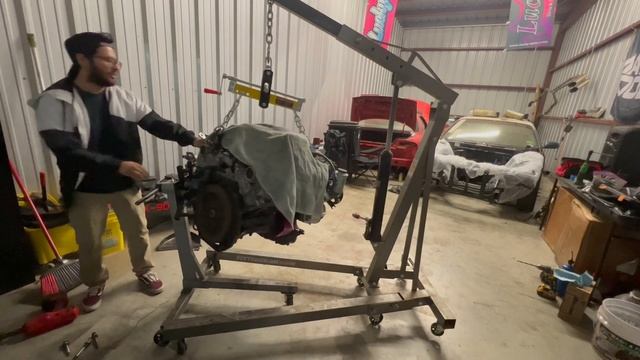 The Nissan S14 1uz Swap !! // 1uz has been installed!! My first engine swap смотреть онлайн
