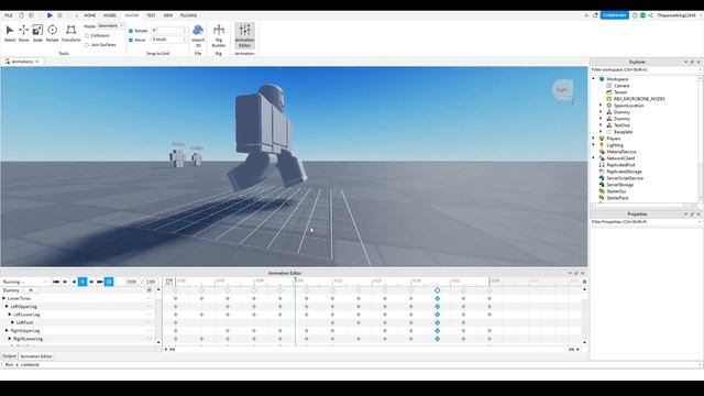 Roblox Studio (Running Animation R15) смотреть онлайн