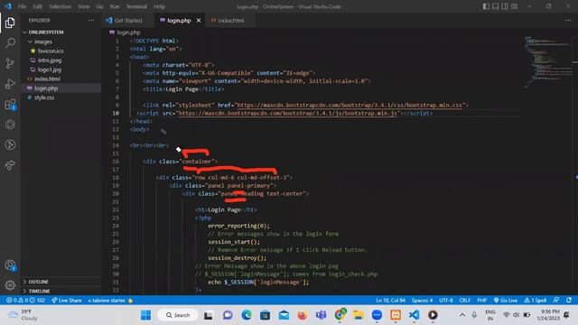 Lesson 03. Login Page | Project PHP MySQL | Kooraskan ku baro sida loo sameyo Database смотреть онлайн