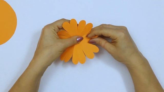 Красивый объемный цветок гербера | Flowers paper crafts смотреть онлайн
