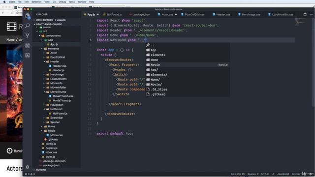 Beginner React course. Create a Movie Web App (1 React Router, Links and short on Fragments) смотреть онлайн