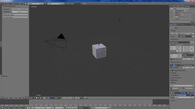 MultiTarget editor for Vuforia SDK in Blender 3D (addon) смотреть онлайн