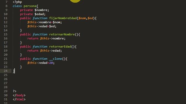 Programación Orientada a Objetos en PHP: Clonacion de Objetos смотреть онлайн